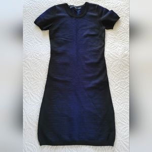 Black and Blue Bodycon dress